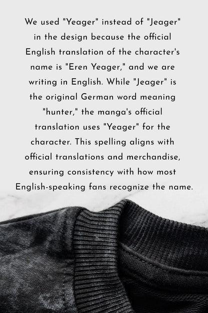 Eren Yeager v4 Oversized Shirt